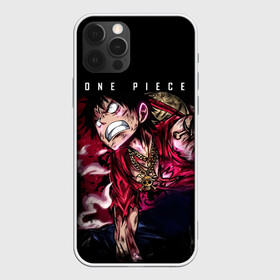 Чехол для iPhone 12 Pro с принтом Агрессия Луффи One Piece , силикон | область печати: задняя сторона чехла, без боковых панелей | anime | manga | monkey d. luffy | one piece | аниме | большой куш | ван пис | вон пис | капитан | король пиратов | луси | луфи | луффи | луффи но уми | луффи таро | манга | манки д. луффи | мугивара | пират | пятый император