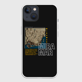 Чехол для iPhone 13 с принтом Мирамар ,  |  | battle royale | game | games | playerunknowns battlegrounds | pubg | батл роял | баттлграунд анноун | игра | игры | паб джи | пабжи