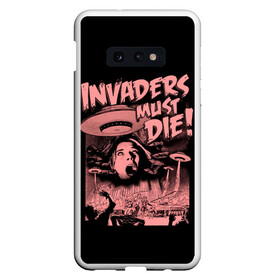 Чехол для Samsung S10E с принтом Invaders must die , Силикон | Область печати: задняя сторона чехла, без боковых панелей | alternative | dj | electo | music | prodigy | альтернатива | музыка | продиджи | продижи | электроника