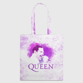 Шоппер 3D с принтом Freddie Mercury | Queen (Z) , 100% полиэстер | Плотность: 200 г/м2; Размер: 34×35 см; Высота лямок: 30 см | freddie mercury | music | queen | брайан мэй | глэм рок | джон дикон | квин | королева | музыка | поп рок | роджер тейлор | фредди меркьюри | хард рок