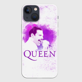 Чехол для iPhone 13 mini с принтом Freddie Mercury | Queen (Z) ,  |  | freddie mercury | music | queen | брайан мэй | глэм рок | джон дикон | квин | королева | музыка | поп рок | роджер тейлор | фредди меркьюри | хард рок