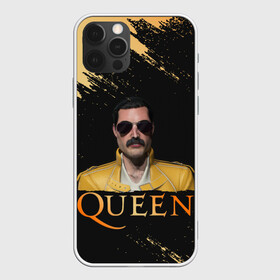 Чехол для iPhone 12 Pro Max с принтом Фредди Меркьюри | Freddie Mercury (Z) , Силикон |  | freddie mercury | music | queen | брайан мэй | глэм рок | джон дикон | квин | королева | музыка | поп рок | роджер тейлор | фредди меркьюри | хард рок