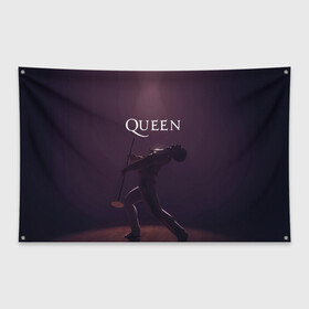 Флаг-баннер с принтом Freddie Mercury | Queen (Z) , 100% полиэстер | размер 67 х 109 см, плотность ткани — 95 г/м2; по краям флага есть четыре люверса для крепления | freddie mercury | music | queen | брайан мэй | глэм рок | джон дикон | квин | королева | музыка | поп рок | роджер тейлор | фредди | фредди меркьюри | фреди | хард рок
