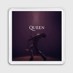 Магнит 55*55 с принтом Freddie Mercury | Queen (Z) , Пластик | Размер: 65*65 мм; Размер печати: 55*55 мм | freddie mercury | music | queen | брайан мэй | глэм рок | джон дикон | квин | королева | музыка | поп рок | роджер тейлор | фредди | фредди меркьюри | фреди | хард рок