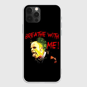 Чехол для iPhone 12 Pro Max с принтом Breathe whith me , Силикон |  | alternative | dj | electo | music | prodigy | альтернатива | музыка | продиджи | продижи | электроника