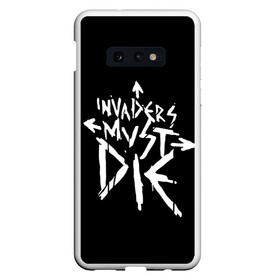 Чехол для Samsung S10E с принтом Invaders must die , Силикон | Область печати: задняя сторона чехла, без боковых панелей | alternative | dj | electo | music | prodigy | альтернатива | музыка | продиджи | продижи | электроника