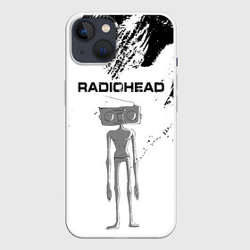 Чехол для iPhone 13 с принтом Radiohead | Радиохед (Z) ,  |  | radiohead | thomas edward yorke | альтернативный рок | арт рок | джонни гринвуд | инди рок | колин гринвуд | том йорк | фил селуэй | эд о’брайен | экспериментальный рок | электронная музыка