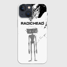 Чехол для iPhone 13 mini с принтом Radiohead | Радиохед (Z) ,  |  | radiohead | thomas edward yorke | альтернативный рок | арт рок | джонни гринвуд | инди рок | колин гринвуд | том йорк | фил селуэй | эд о’брайен | экспериментальный рок | электронная музыка