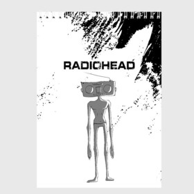 Скетчбук с принтом Radiohead | Радиохед (Z) , 100% бумага
 | 48 листов, плотность листов — 100 г/м2, плотность картонной обложки — 250 г/м2. Листы скреплены сверху удобной пружинной спиралью | radiohead | thomas edward yorke | альтернативный рок | арт рок | джонни гринвуд | инди рок | колин гринвуд | том йорк | фил селуэй | эд о’брайен | экспериментальный рок | электронная музыка