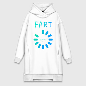 Платье-худи хлопок с принтом FART Loading. Пердеж, загрузка ,  |  | fart | fart loading | веселая | веселая надпись | веселая надпись на английском | загрузка | надпись на английском | пердеж | пердеж загружается | пердеж загрузка | прикол | прикольная | прикольная надпись