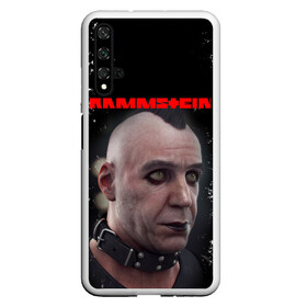 Чехол для Honor 20 с принтом RAMMSTEIN | РАМШТАЙН (Z) , Силикон | Область печати: задняя сторона чехла, без боковых панелей | lindemann | lm | rammstein | rock | кристиан лоренц | линдеманн | лм | музыка | рамштайн | рок | тилль линдеманн