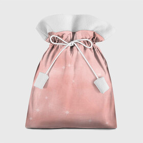 Подарочный 3D мешок с принтом Белые точки На розовом Фоне , 100% полиэстер | Размер: 29*39 см | dot | in the top | in the trend | pink | student | tenderness | youth | в топе | в тренде | молодежь | нежность | розовый | студент | точка