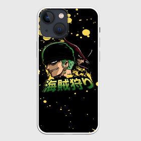 Чехол для iPhone 13 mini с принтом Зоро One Piece. Большой куш ,  |  | anime | manga | one piece | zoro roronoa | аниме | большой куш | ван пис | великий флот | вон пис | зородзюро | король пиратов | манга | мечник | охотник за головами | охотник на пиратов | пират