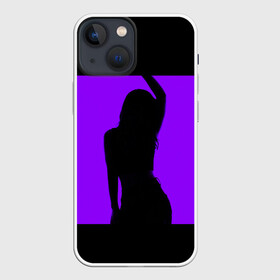 Чехол для iPhone 13 mini с принтом тень танцующей девушки ,  |  | аннотация | веселая | веселье | волнение | дискотека | женский пол | клуб | концерт | люди | музыка | музыкальный | оборудование | освещение | освещенный | праздник | развлечения | событие