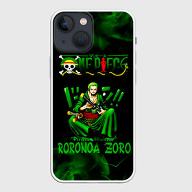 Чехол для iPhone 13 mini с принтом Ророноа Зоро Ван Пис ,  |  | anime | manga | one piece | zoro roronoa | аниме | большой куш | ван пис | великий флот | вон пис | зородзюро | король пиратов | манга | мечник | охотник за головами | охотник на пиратов | пират