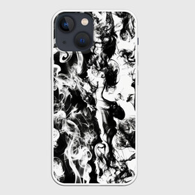 Чехол для iPhone 13 mini с принтом Dead water 3D. Мертвая вода 3Д ,  |  | 3d | 3д | dead | fire | flame | flames | pattern | water | whater | белый | вода | дым | дымка | камуфляж | ликвид | мертвая вода | огонь | паттерн | пламя | снег | текстура | черно белый | черный