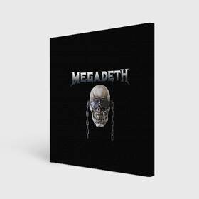 Холст квадратный с принтом Megadeth , 100% ПВХ |  | megadeth | rock | trash metal | мега | мегадетх | метал | рок