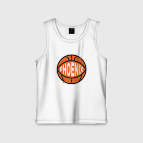 Детская майка хлопок с принтом Phoenix Ball ,  |  | basketball | mvp | nba | phoenix | sport | streetball | suns | аризона | баскетбол | игра | крис пол | мяч | нба | санс | спорт | стритбол | тренер | финикс | чемпион