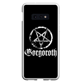 Чехол для Samsung S10E с принтом Gorgoroth , Силикон | Область печати: задняя сторона чехла, без боковых панелей | Тематика изображения на принте: blackmetal | gorgoroth | metal | rock | блэк метал | горгоротх | группы | рок | роцк