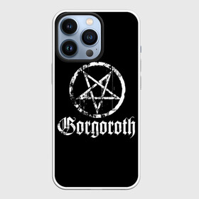 Чехол для iPhone 13 Pro с принтом Gorgoroth ,  |  | Тематика изображения на принте: blackmetal | gorgoroth | metal | rock | блэк метал | горгоротх | группы | рок | роцк