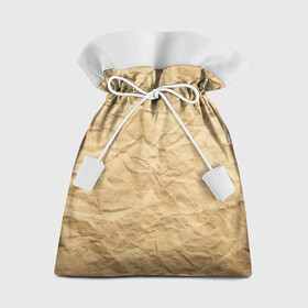 Подарочный 3D мешок с принтом БУМАЖНАЯ ТЕКСТУРА , 100% полиэстер | Размер: 29*39 см | grey | papper | texture | бумага | картон | лист | мятая | паттерн | сгибы | серый | текстура | упаковка