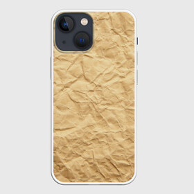 Чехол для iPhone 13 mini с принтом БУМАЖНАЯ ТЕКСТУРА ,  |  | grey | papper | texture | бумага | картон | лист | мятая | паттерн | сгибы | серый | текстура | упаковка