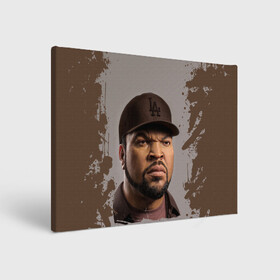 Холст прямоугольный с принтом Ice Cube | Айс Куб (Z) , 100% ПВХ |  | Тематика изображения на принте: ice cube | oshea jackson | rap | айс куб | айс кьюб | реп | репер | рэпер | хип хоп