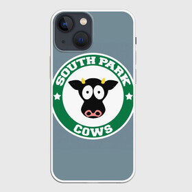 Чехол для iPhone 13 mini с принтом Коровы вперед ,  |  | cow | south park | sport | коровы | мульт | мультфильм | спорт | южный парк