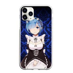 Чехол для iPhone 11 Pro матовый с принтом Rem&Ram , Силикон |  | anime | ram | re | re zero | rem | аниме | жизнь с нуля | рам | ре зеро | рем