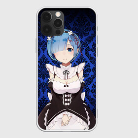 Чехол для iPhone 12 Pro Max с принтом Rem&Ram , Силикон |  | anime | ram | re | re zero | rem | аниме | жизнь с нуля | рам | ре зеро | рем