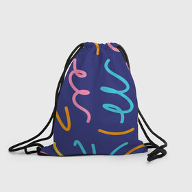 Рюкзак-мешок 3D с принтом Одноцветная ячейка , 100% полиэстер | плотность ткани — 200 г/м2, размер — 35 х 45 см; лямки — толстые шнурки, застежка на шнуровке, без карманов и подкладки | крем | радостный праздник | спагетти | хлопок | цветная бумага