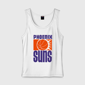 Женская майка хлопок с принтом Phoenix Suns , 95% хлопок, 5% эластан |  | basketball | mvp | nba | phoenix | sport | streetball | suns | аризона | баскетбол | игра | крис пол | мяч | нба | санс | спорт | стритбол | тренер | финикс | чемпион