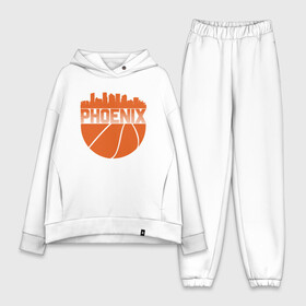 Женский костюм хлопок Oversize с принтом Phoenix Ball ,  |  | basketball | mvp | nba | phoenix | sport | streetball | suns | аризона | баскетбол | игра | крис пол | мяч | нба | санс | спорт | стритбол | тренер | финикс | чемпион