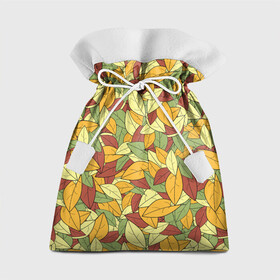Подарочный 3D мешок с принтом Яркие осенние листья , 100% полиэстер | Размер: 29*39 см | Тематика изображения на принте: желтые | зеленые | золотая | красные | листья | осенний | осень | яркие