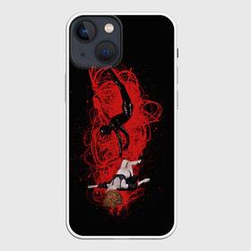Чехол для iPhone 13 mini с принтом убийца в черном ,  |  | american horror stories | ash | американская история ужасов | нетфликс | новый сезон | сериал | ужасы