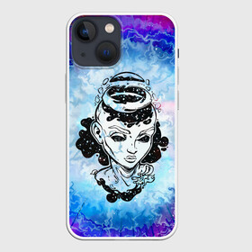 Чехол для iPhone 13 mini с принтом ГОСПОЖА ГАЛАКТИКА | SPACE GIRL (Z) ,  |  | colors | galaxy | girl | paints | space | абстракция | большой взрыв | вселенная | галактика | госпожа | девушка | женщина | звезда | звезды | космический | краски
