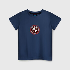 Детская футболка хлопок с принтом BMW , 100% хлопок | круглый вырез горловины, полуприлегающий силуэт, длина до линии бедер | auto | b m w | bmv | bmw | logo | m power | moto | performance | power | series | sport | авто | б м в | бмв | лого | логотип | марка | мото | перфоманс | символ | спорт