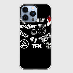 Чехол для iPhone 13 Pro с принтом Rock ,  |  | green day | linkin park | my chemical romance | nirvana | rammstein | simple plan | skillet | sum 41 | thousand foot krutch