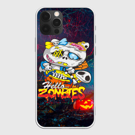 Чехол для iPhone 12 Pro с принтом Hello Zombies , силикон | область печати: задняя сторона чехла, без боковых панелей | hello kitty | hello zombies | зомбак | зомби | китти | ужасы | хеллоуин | хэллоуин