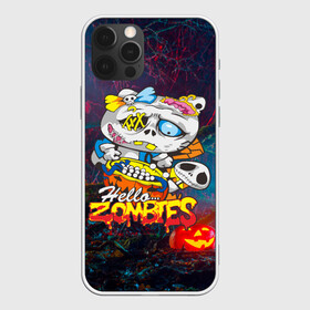Чехол для iPhone 12 Pro Max с принтом Hello Zombies , Силикон |  | hello kitty | hello zombies | зомбак | зомби | китти | ужасы | хеллоуин | хэллоуин