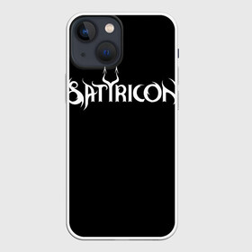 Чехол для iPhone 13 mini с принтом Satyricon | Сатирикон ,  |  | Тематика изображения на принте: black metal | metal | rock | satyricon | блэк метал | метал | рок | сатирикон