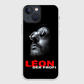 Чехол для iPhone 13 mini с принтом ЛЕОН КИЛЛЕР ,  |  | der profi | france | killer | leon | matilda | portman | взгляд | жан | кино | леон | лицо | матильда | мрак | натали | портман | рено | фильм | франция
