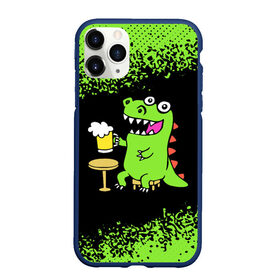 Чехол для iPhone 11 Pro Max матовый с принтом Пивозавр - Краска , Силикон |  | dinosaur | pivo | pivozavr | динозавр | краска | прикол | спрей