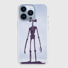Чехол для iPhone 13 Pro с принтом Сиреноголовый Скелет (Хоррор) ,  |  | forest | games | monster | night | siren head | детям | игры | лес | монстр | надпись | ночь | сирена | сиреноголовый | солнце | страшилка | текст | темно | туман | ужастик | хоррор