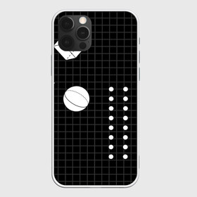 Чехол для iPhone 12 Pro с принтом Черно-белые фигуры 3D , силикон | область печати: задняя сторона чехла, без боковых панелей | геометрический | красочный | мода.3d | стиль | структура | текстура | ткань | узор | фон | цвет