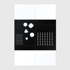 Магнитный плакат 2Х3 с принтом Черно-белые фигуры 3D , Полимерный материал с магнитным слоем | 6 деталей размером 9*9 см | геометрический | красочный | мода.3d | стиль | структура | текстура | ткань | узор | фон | цвет