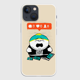 Чехол для iPhone 13 mini с принтом Ноль лайков ,  |  | banksy | cartman | south park | бэнкси | мульт | мультфильм | эрик картман | южный парк