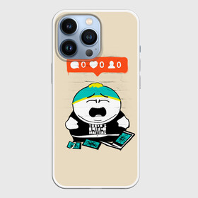 Чехол для iPhone 13 Pro с принтом Ноль лайков ,  |  | banksy | cartman | south park | бэнкси | мульт | мультфильм | эрик картман | южный парк