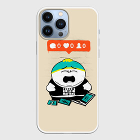 Чехол для iPhone 13 Pro Max с принтом Ноль лайков ,  |  | Тематика изображения на принте: banksy | cartman | south park | бэнкси | мульт | мультфильм | эрик картман | южный парк