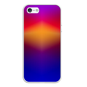 Чехол для iPhone 5/5S матовый с принтом Размытый оранжево-фиолетовый , Силикон | Область печати: задняя сторона чехла, без боковых панелей | градиентный | для детей | летний | оранжевый | пламенный | популярный | размытый | разноцветный | современный | фиолетовый | фон